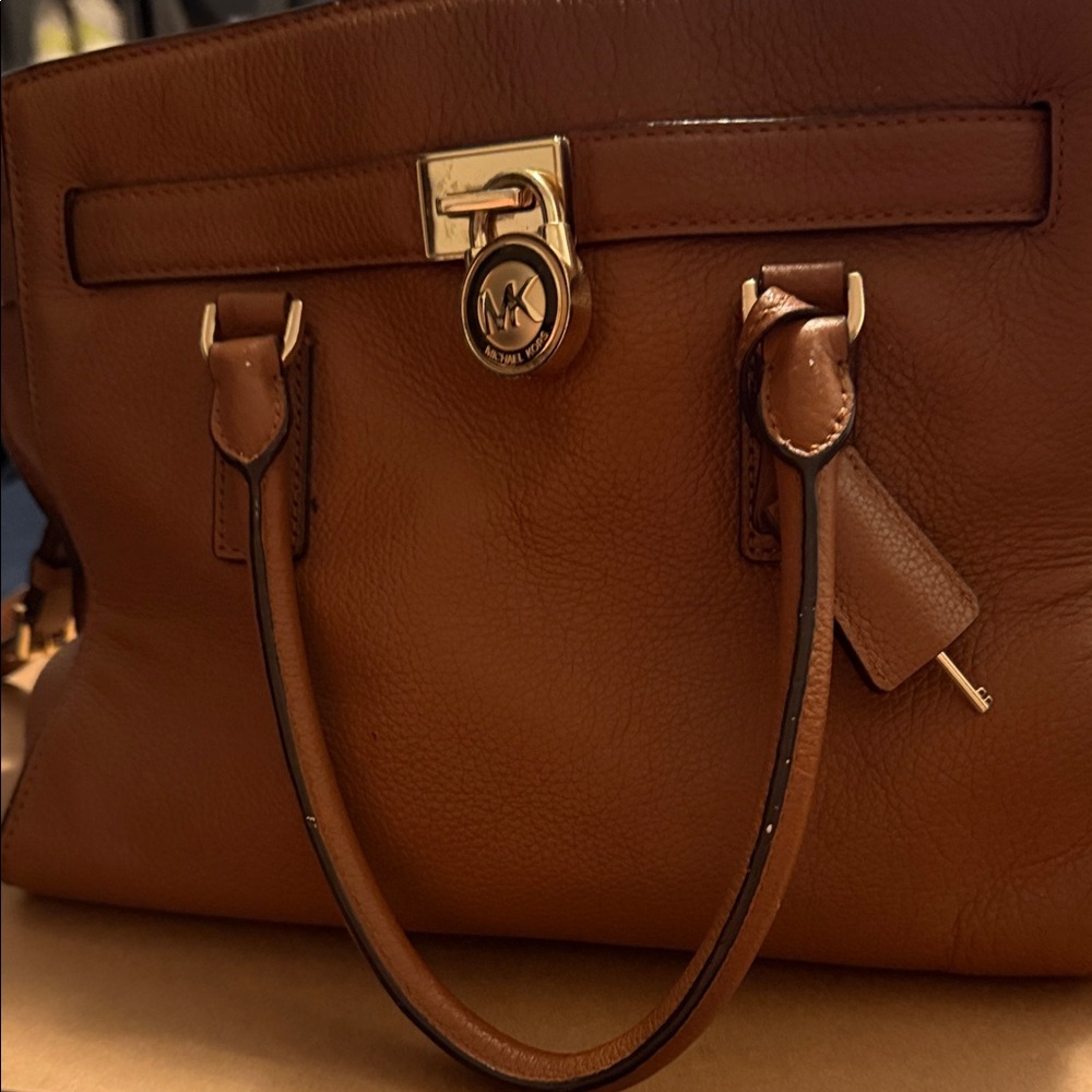 Michael Kors Tan Leather Satchel